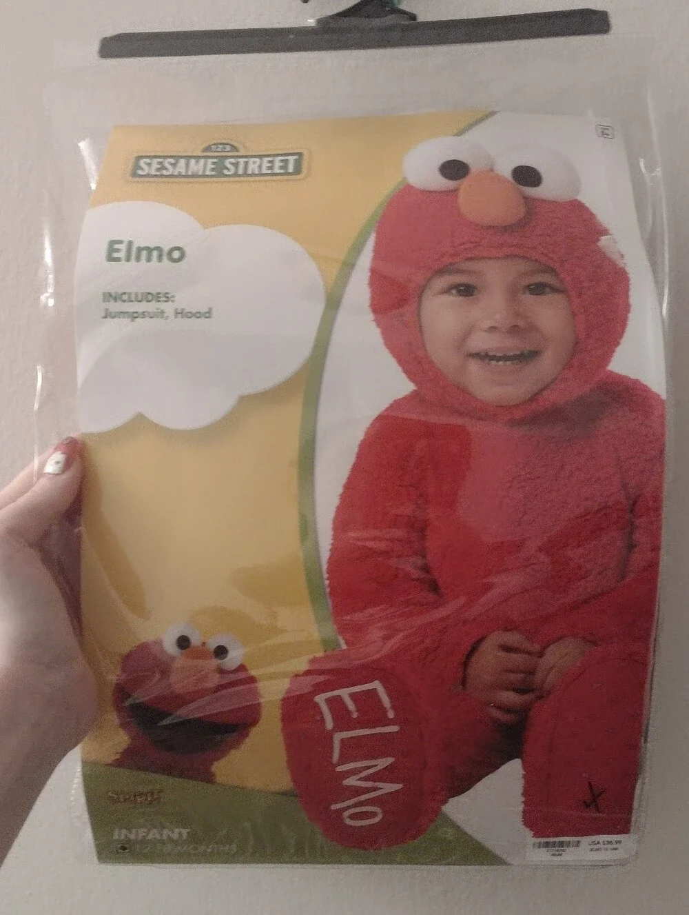 NWT Elmo Halloween Costume Size 12-18mo